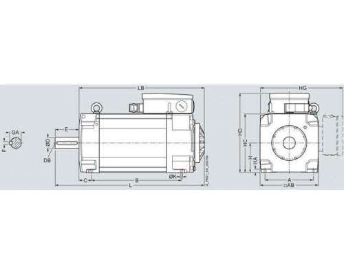 1PH8101-1.F2.-...1 1PH8 для SINAMICS S120 для производственных машин