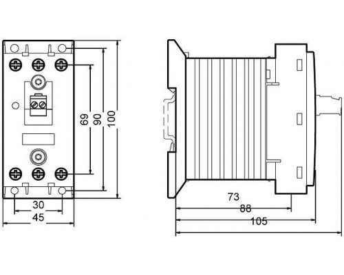 3RF2410-1AB45 3-фазный полупроводниковый контактор 3RF24