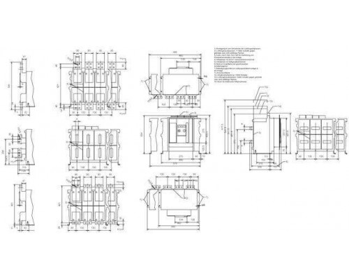 3WL1220-8A.33-.... 3-х и 4-х полюсные