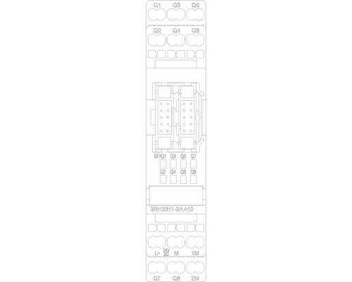 3RK3311-2AA10 3RK32, 3RK33 Модуль расширения
