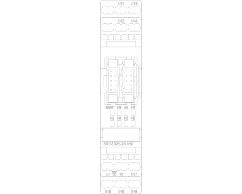 3RK3321-2AA10 3RK32, 3RK33 Модуль расширения