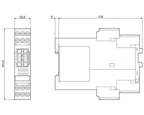 3RK3231-1AA10 3RK32, 3RK33 Модуль расширения