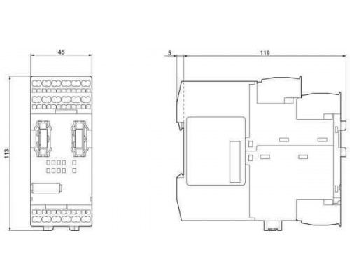3RK3251-2AA10 3RK32, 3RK33 Модуль расширения