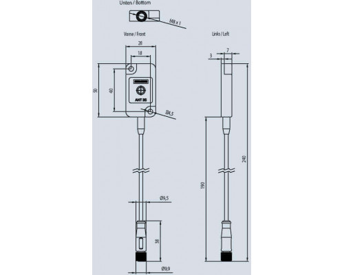 6GT2398-1CD50-0AX0 ANT 3S для RF250R, RF350R и RF350M