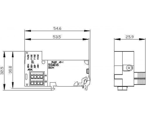 3SU1400-2EA10-6AA0 Модули AS-интерфейса