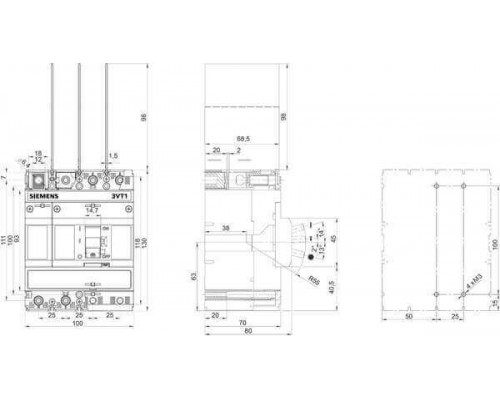 3VT1703-2EG46-0AA0 Основное устройство