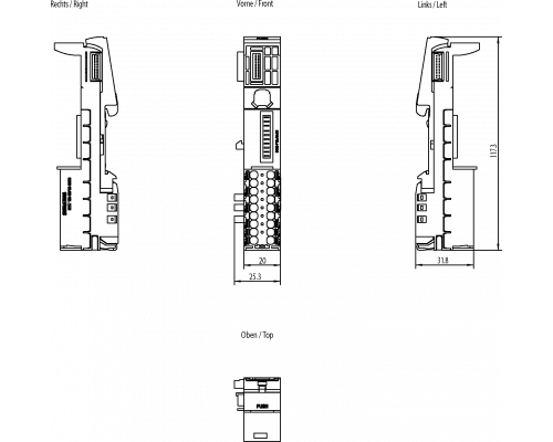 6ES7193-6BP00-0BD0 Базовый блок