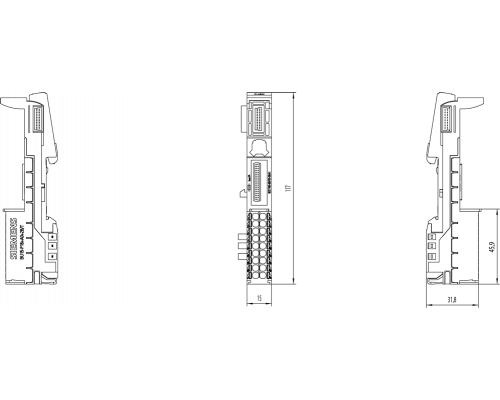 6ES7193-6BP00-0BA1 Базовый блок