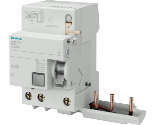 Блок УЗО для автоматического выключателя Siemens 5SM2336-0
