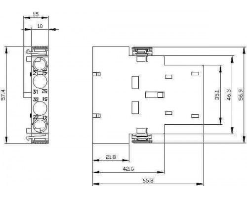 Вспомогательный контактор Siemens 3RH2911-1DA02