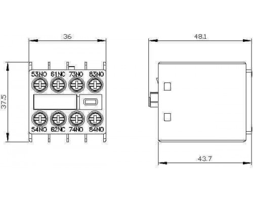 Вспомогательный контактор Siemens 3RH2911-1GA31