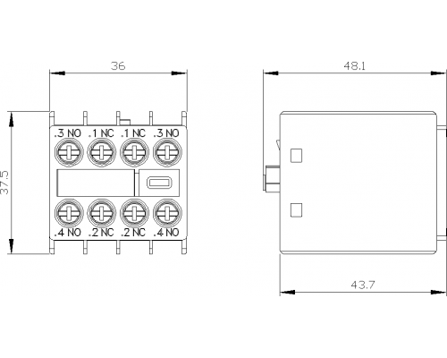 Вспомогательный контактор Siemens 3RH2911-1FA22