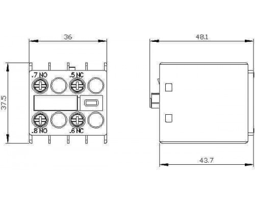 Вспомогательный контактор Siemens 3RH2911-1FB11