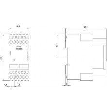 Siemens 3RN1062-1CW00 — Реле термисторной защиты
