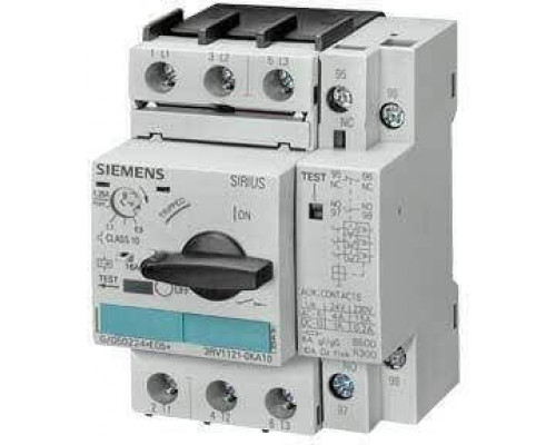 3RV1121-4AA10Защита электродвигателя от перегрузки