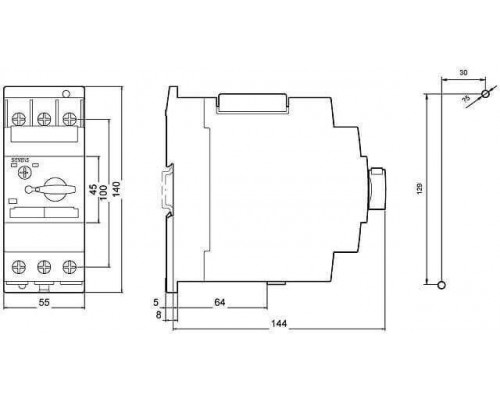3RV1431-4BA10 Для защиты трансформаторов