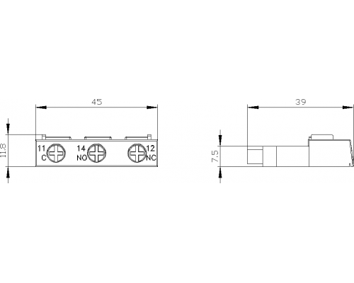 3RV2901-1D Дополнительные монтируемые принадлежности