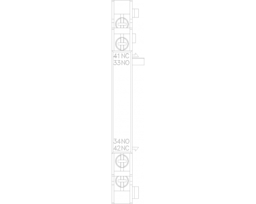 3RV2901-4A Дополнительные монтируемые принадлежности
