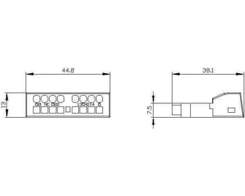 3RV2901-2E Дополнительные монтируемые принадлежности