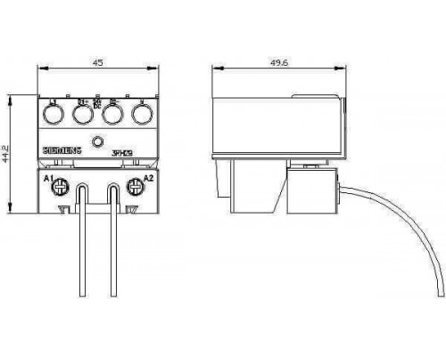 Вспомогательный контактор Siemens 3RH2924-1GP11