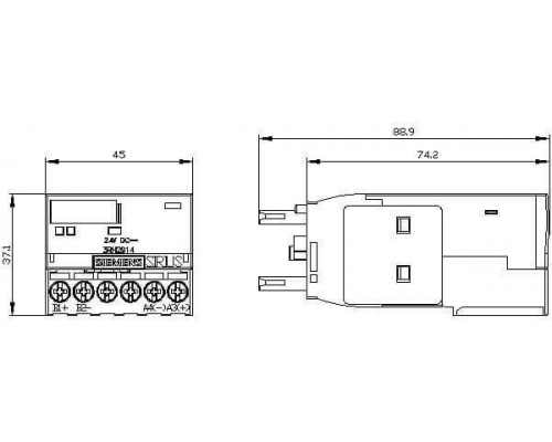 Вспомогательный контактор Siemens 3RH2914-1GP11