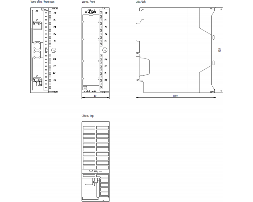 Siemens 6ES7331-7SF00-0AB0 Программируемый контроллер