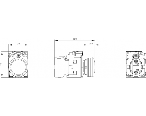 3SU1156-6AA40-1AA0 Контрольные лампы
