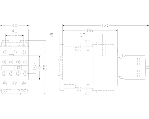 Вспомогательные контакты Siemens 3RH1921-1HA31