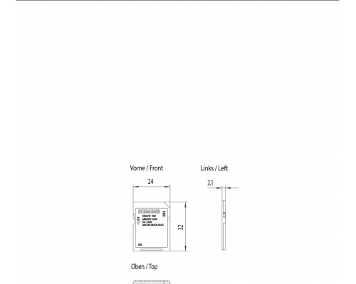 6AV2181-8XP00-0AX0 Карты памяти