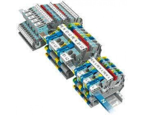 8WH6001-0AG01 Клеммы ALPHA FIX 8WH с втычными зажимами