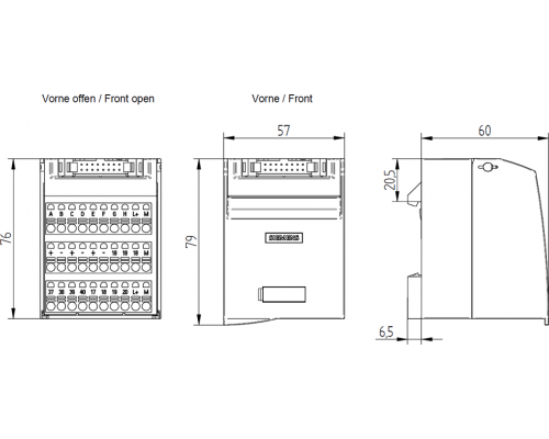 6ES7924-0CC20-0AC0 Клеммный блок