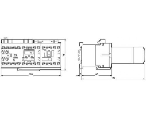3RA1416-8XB31-1BB4 Комбинации контакторов SIRIUS