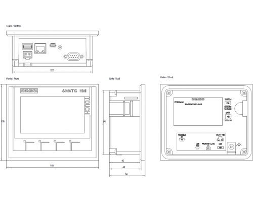 6AV21242DC010AX0 — Панель оператора Siemens