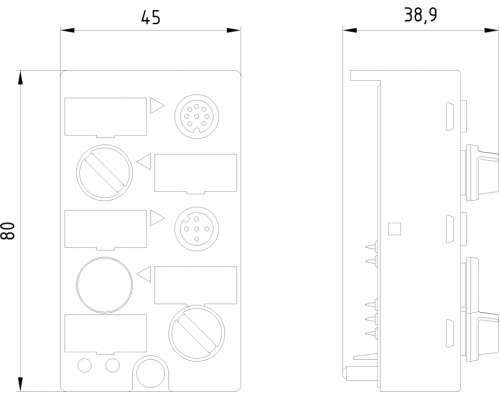 3RK1205-0BQ21-0AA3 Компактные FailSafe модули с AS-интерфейсом