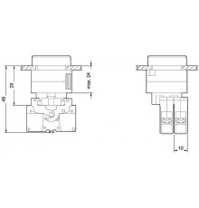 3SB3253-0AA41 Комплектная комбинации устройств