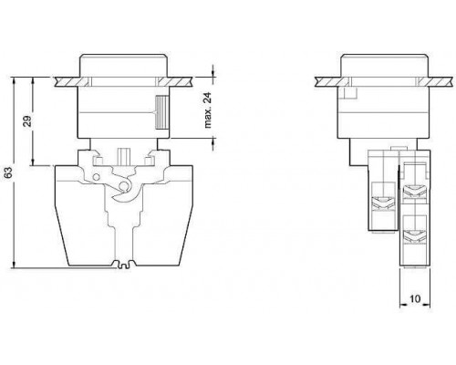 3SB3247-0AA61 Комплектная комбинации устройств