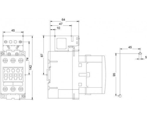 Контактор Siemens 3RT1036-1XF40-0LA2