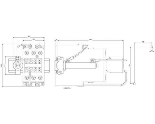 Контактор Siemens 3RT1034-3KF44-0LA0