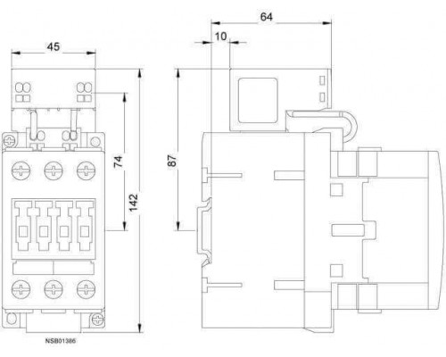 Контактор Siemens 3RT1034-3XB40-0LA2