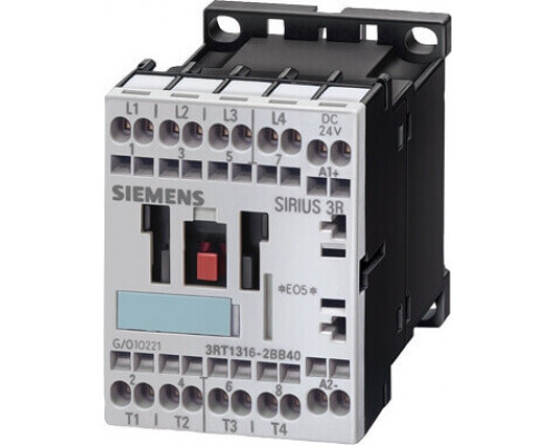 3RT1316-2BB40 Контактор 3RT13, 4-х полюсные (4 S), для коммутации оммической нагрузки (AC-1)