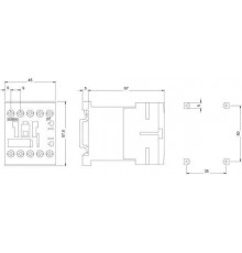 3RT1316-1AK60 Контактор 3RT13, 4-х полюсные (4 S), для коммутации оммической нагрузки (AC-1)