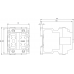 3TC4417-0BK2 Контактор для коммутации постоянного тока, 1-о и 2-х полюсные, 32 ... 400 A