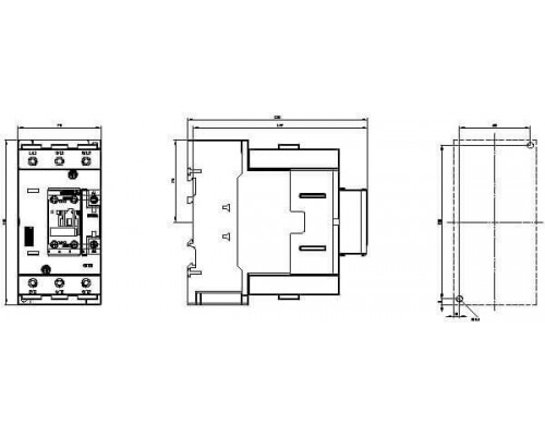 3RT2045-1AP00 Контактор SIRIUS 3RT20, 3-полюсные, до 18,5 кВт