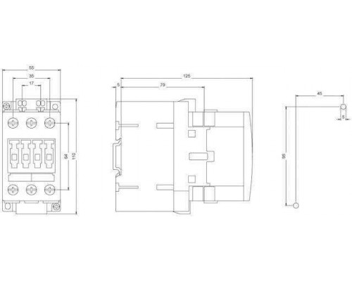 Контактор Siemens 3RT1033-3BB40