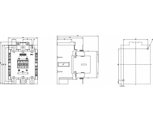 Контактор Siemens 3RT1054-2AD36