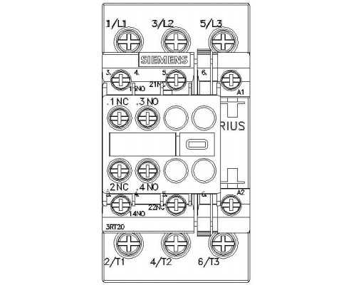 Контактор Siemens 3RT2025-1AP04