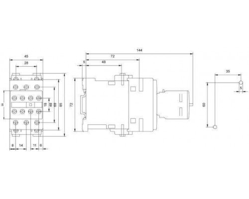 Контактор Siemens 3RT1024-1BB44