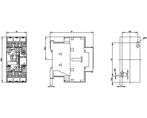 Контактор Siemens 3RT2025-2AC20