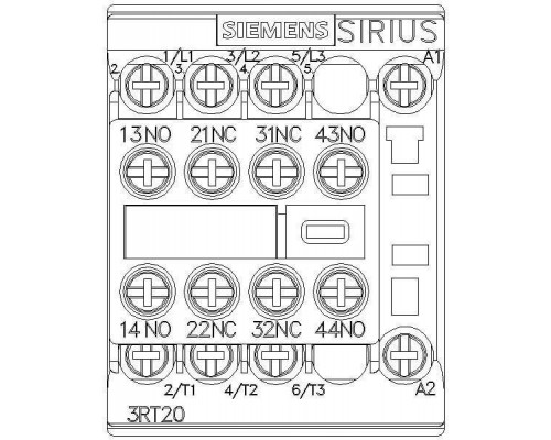 Контактор Siemens 3RT2017-1AP04-3MA0