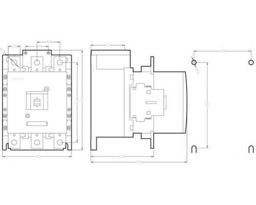 Контактор Siemens 3RT1065-6NP36
